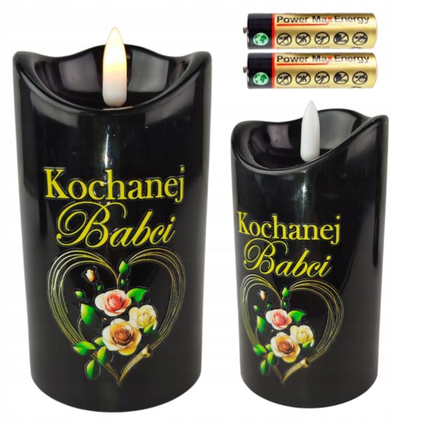 swieca na baterie na grób